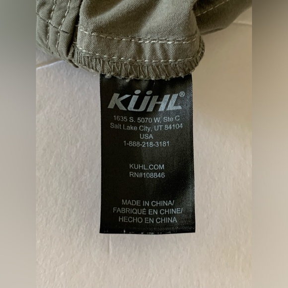 Kuhl Legendary Pants Women’s Size 10R Green Roll Up Cargo Pockets Hiking - Picture 6 of 11
